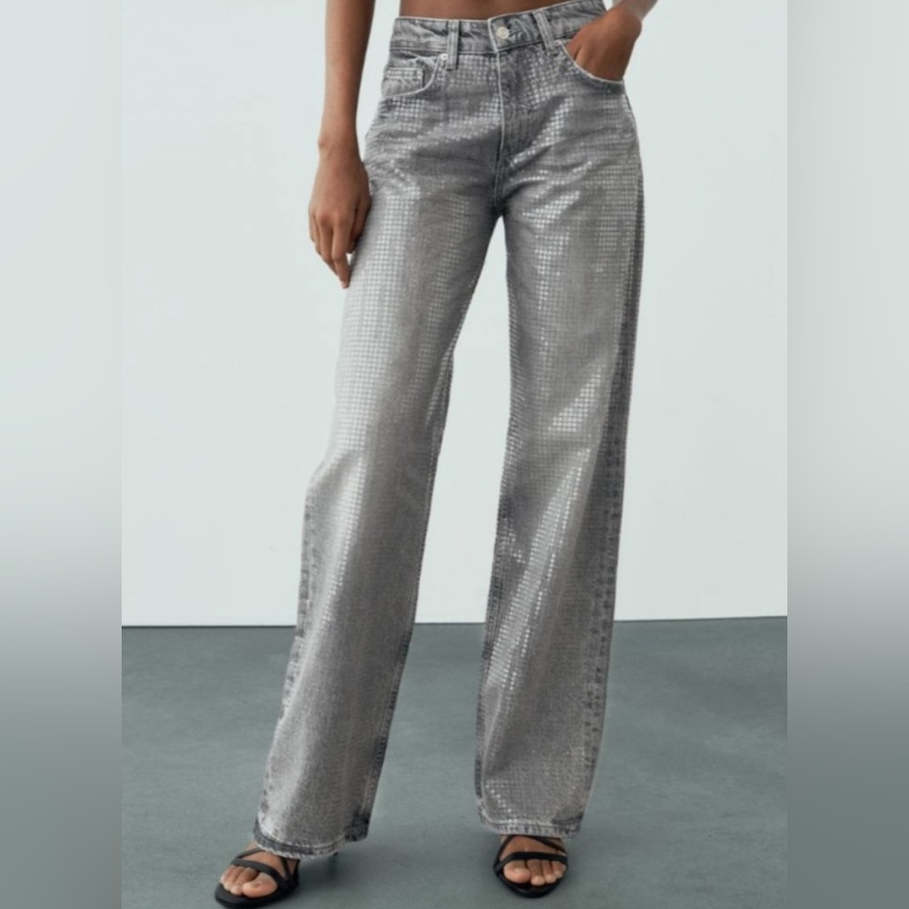 Almost Famous Sequin Bootcut Jeans